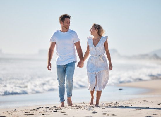 Glückliches Paar am Strand Glückliches Paar am Strand